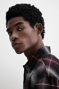 Loose-Fit Flannel Shirt