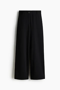 Wide-Leg Jersey Pants