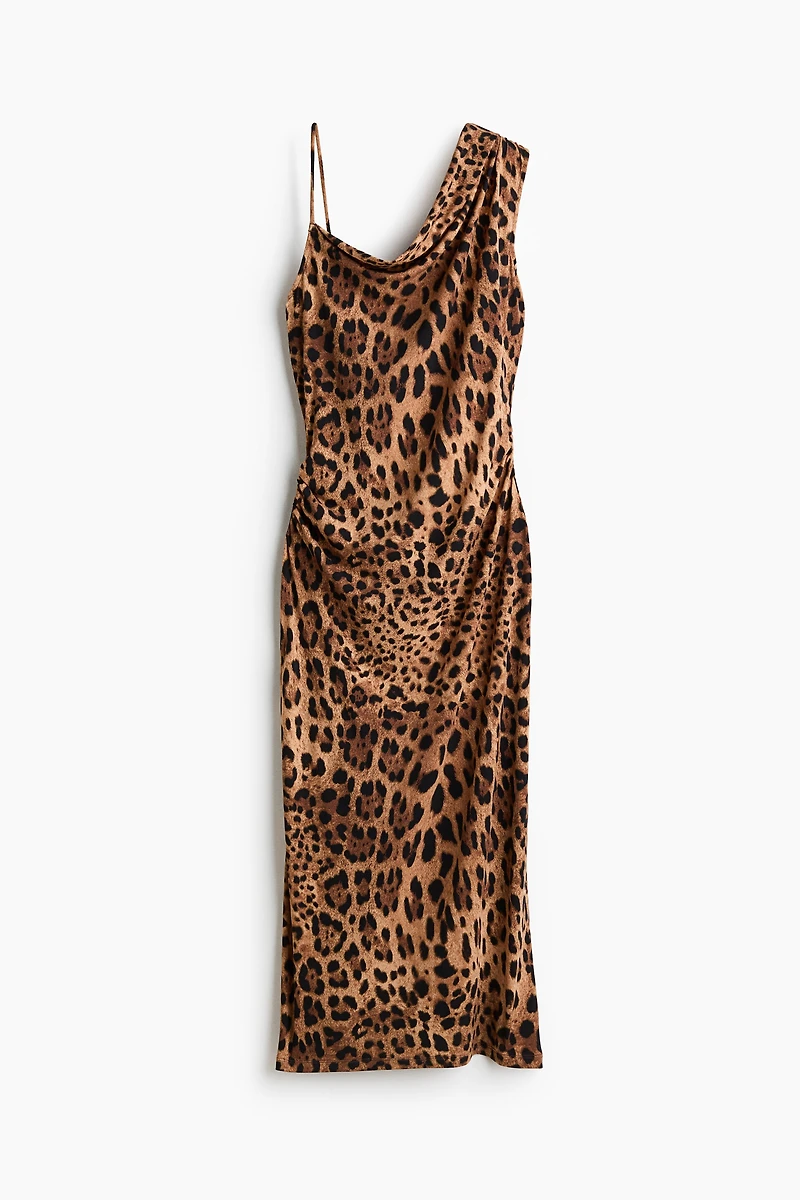 Robe asymétrique en jersey