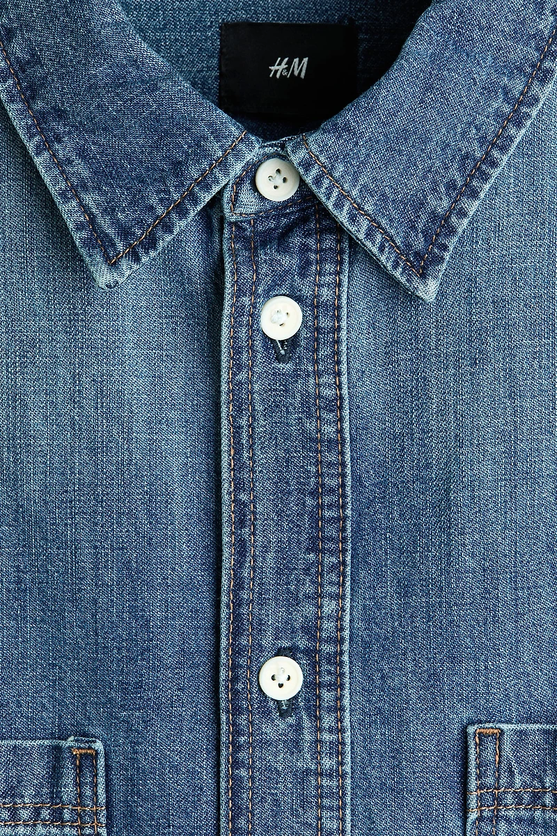Relaxed-Fit Denim Shirt