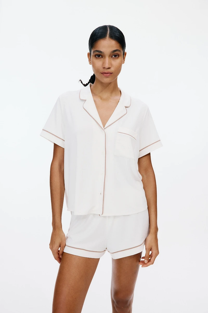 Viscose-Blend Pajamas
