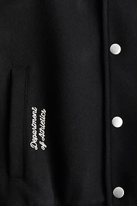 Veste de baseball avec applications