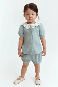 2-Piece Cotton Muslin Set