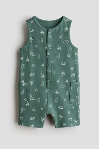 Cotton Terry Romper Suit