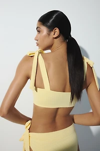 Padded Tie-Strap Bikini Top