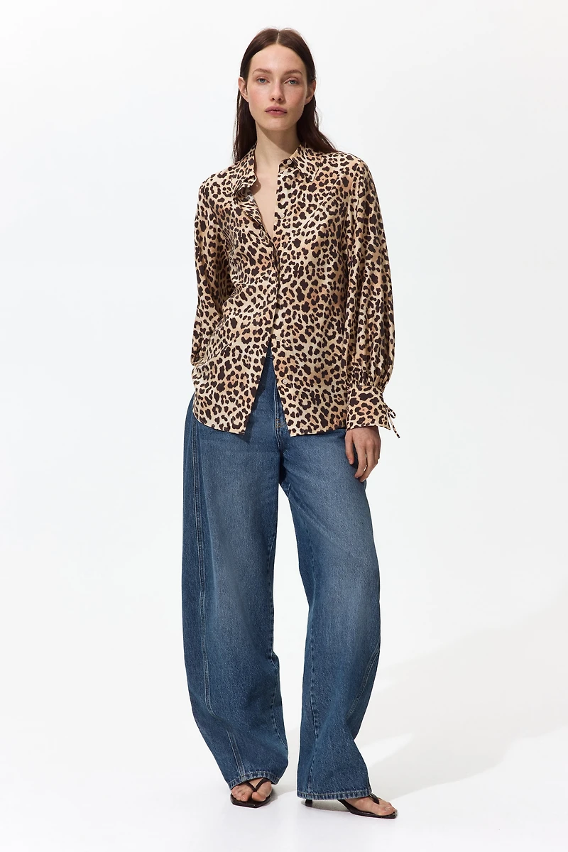 Balloon-Sleeved Shirt