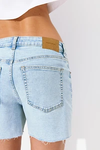Skinny High Denim Shorts