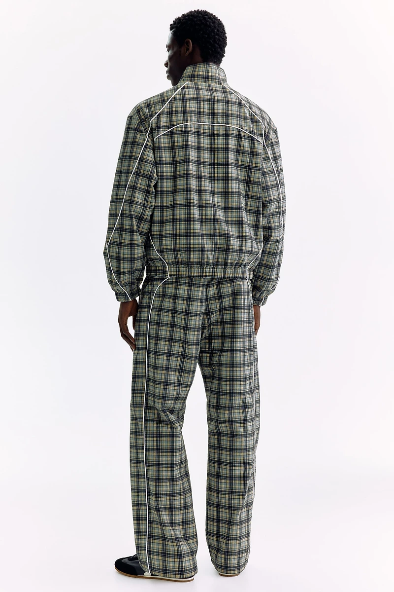 Relaxed-Fit Nylon Track Pants