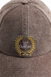 Cotton Twill Cap with Motif