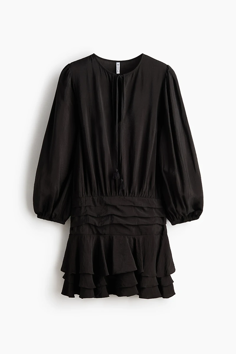 Dress with Tiered Skirt