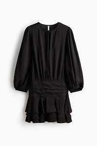 Dress with Tiered Skirt