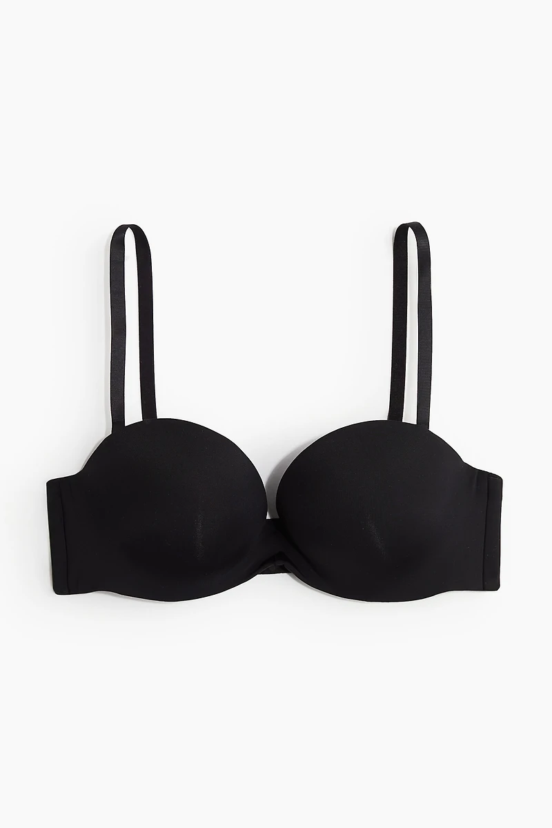 Microfiber Super Push-up Balconette Bra