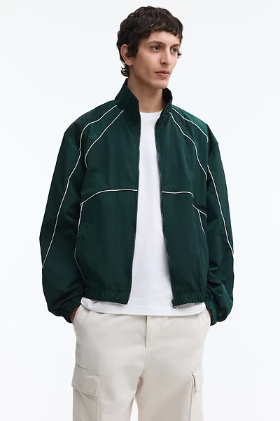 Veste de survêtement à contraste couleur