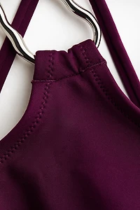 Padded One-Shoulder Bikini Top