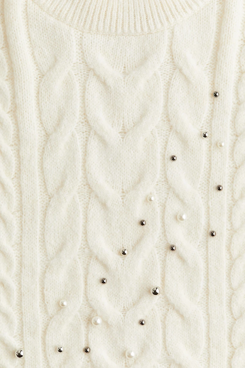 Chandail en tricot torsadé
