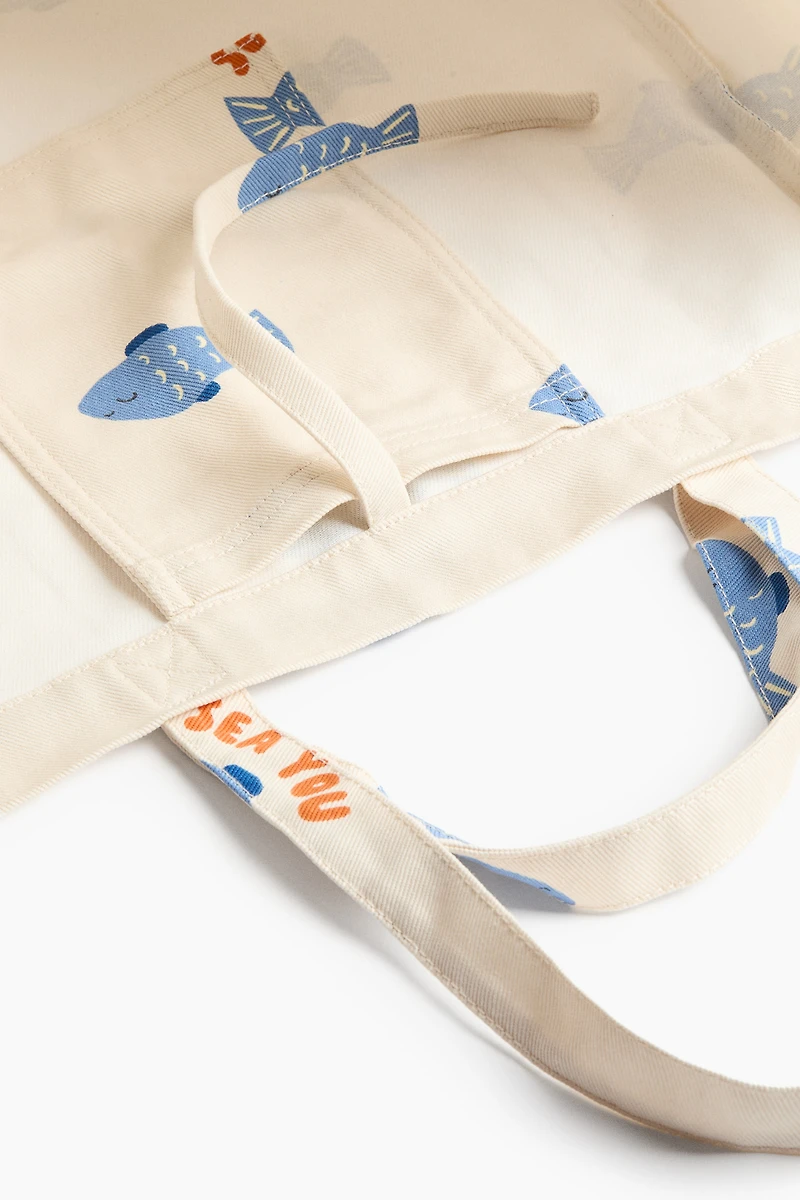 Patterned Beach Bag