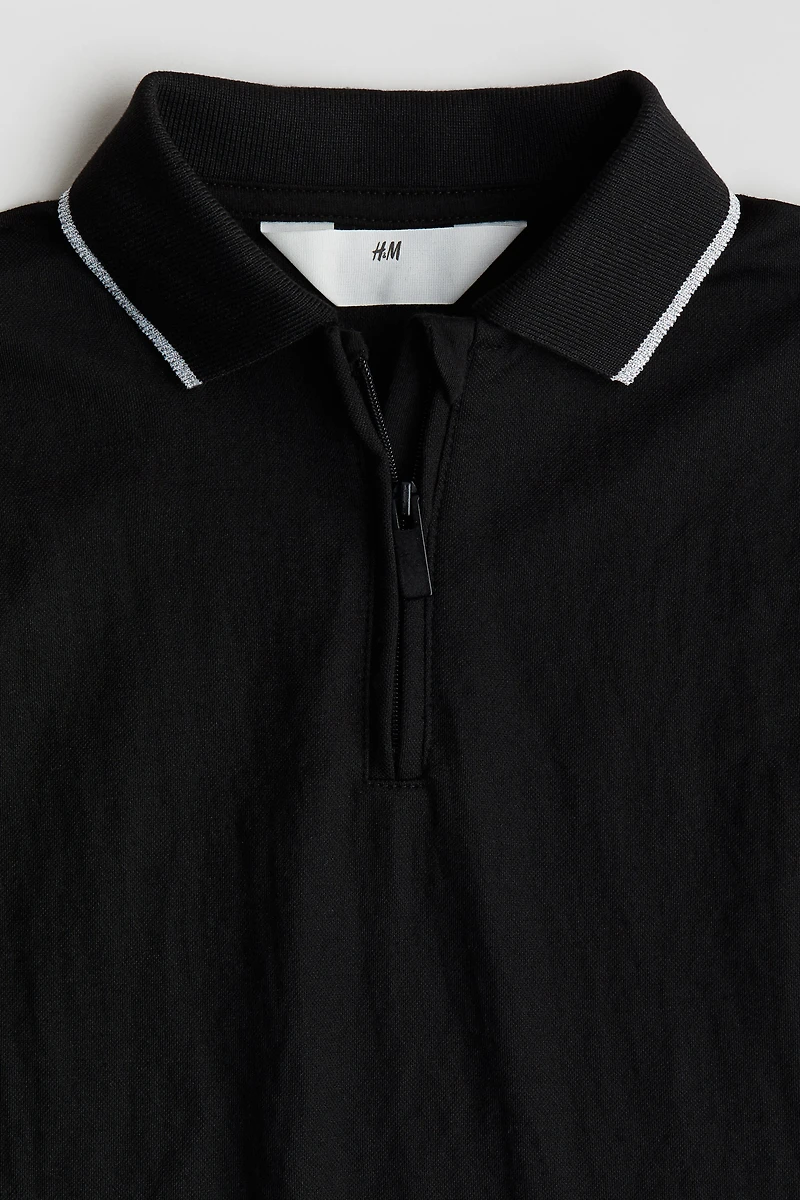 Half-Zip Polo Shirt