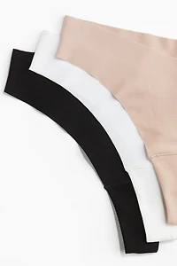 3-Pack Invisible Cotton Brazilian Briefs