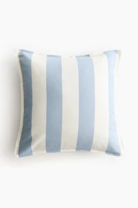 Housse de coussin en lin mélangé