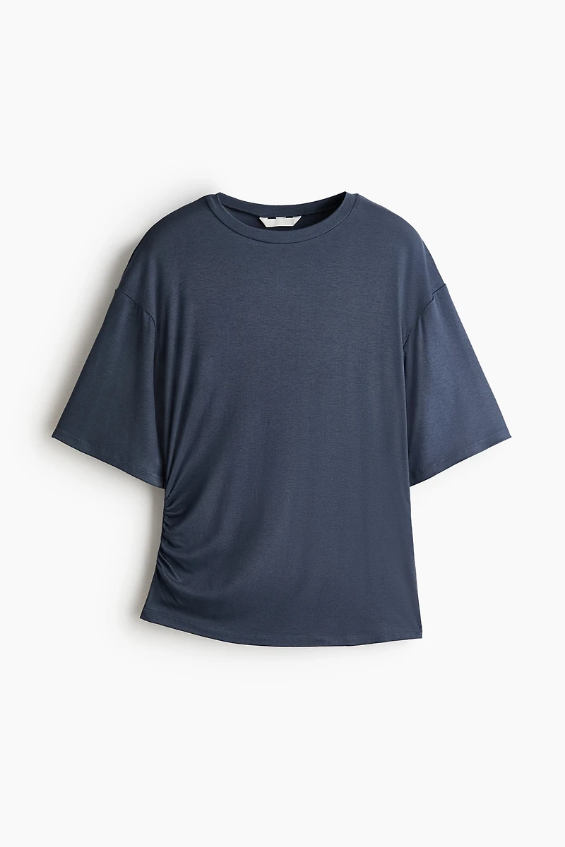 Haut en viscose à effet drapé
