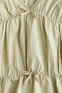 Peplum Cotton Blouse