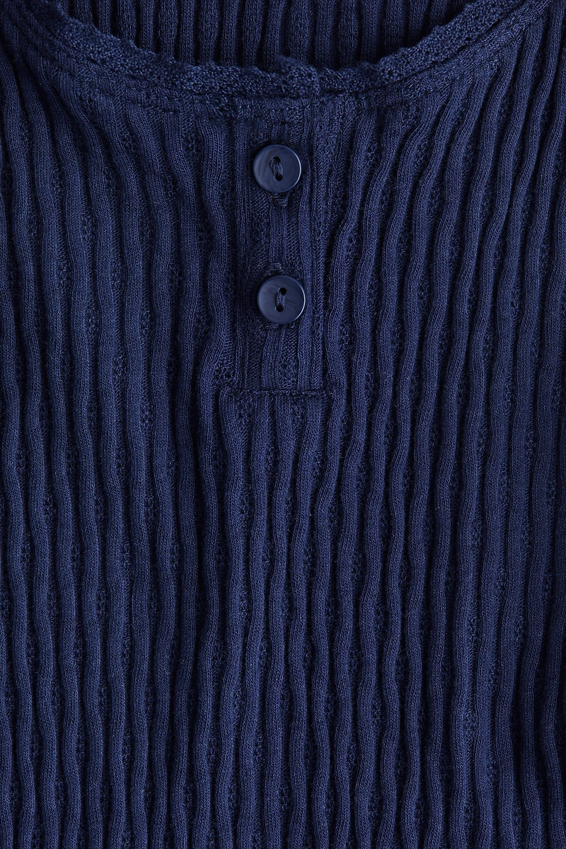 Pointelle Cotton Tank Top