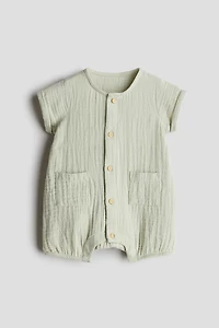 Cotton Muslin Romper Suit