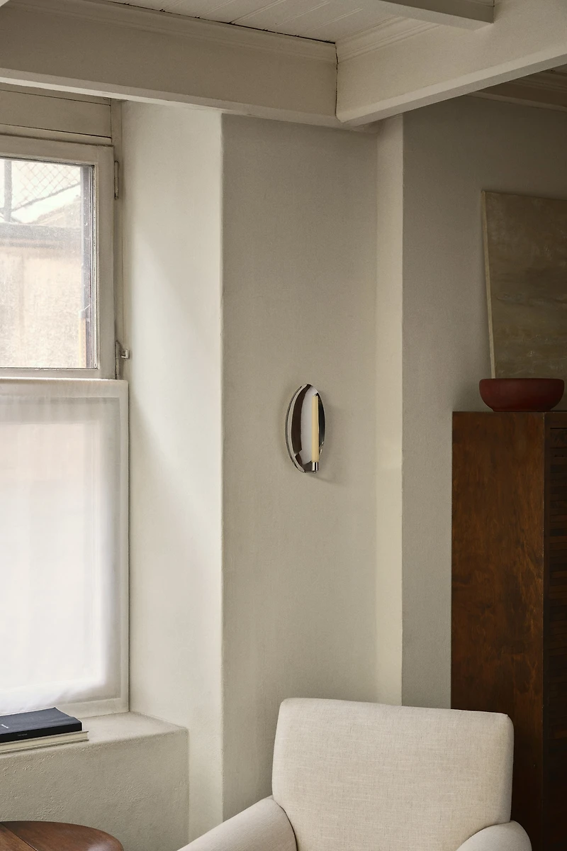 Stainless Steel Candle Sconce