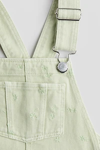 Denim Overall Shorts