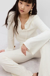 Pantalon en jersey texturé