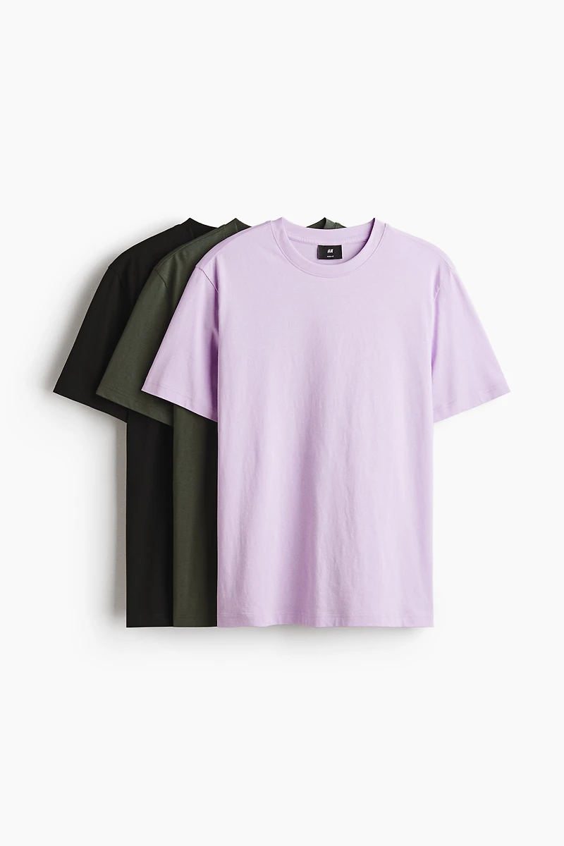 3-pack Regular Fit T-shirts