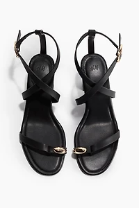 Block-Heeled Sandals