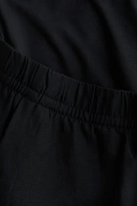 MAMA Linen-Blend Drawstring Pants