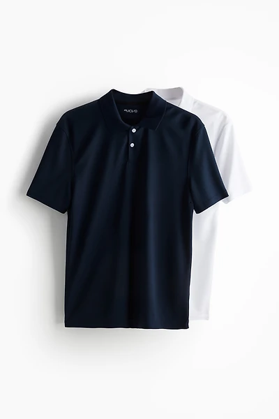 2-pack Regular Fit Sports Polo Shirts DryMove™