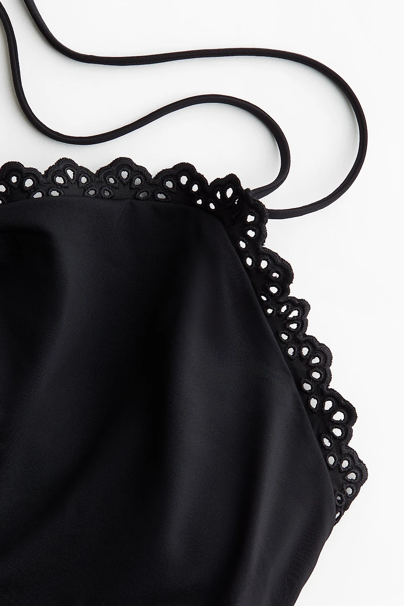 Padded-Cup Halterneck Swimsuit