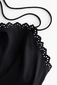 Padded-Cup Halterneck Swimsuit