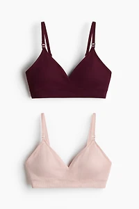 MAMA 2-pack Seamless Padded Nursing Bras