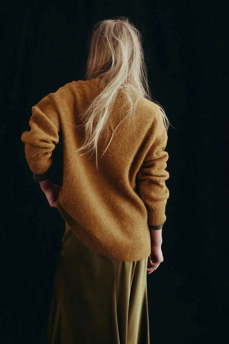 Oversized Alpaca-Blend Sweater