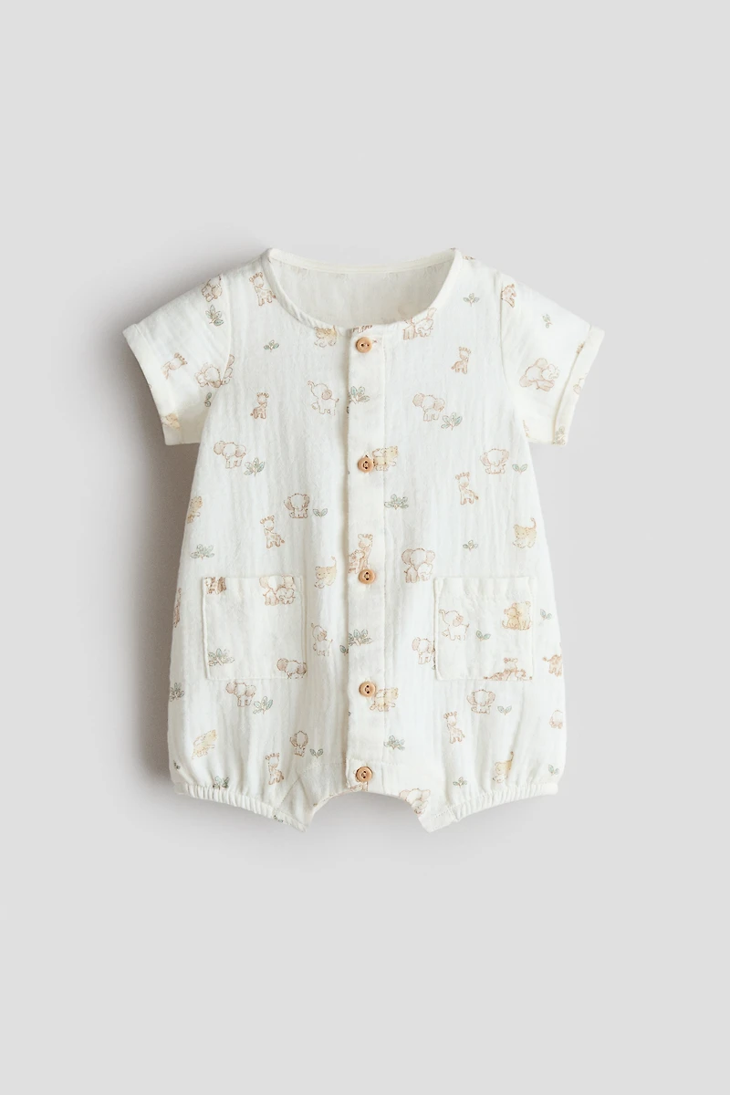Cotton Muslin Romper Suit