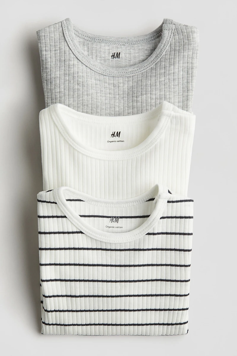 3-pack Ribbed Bodysuits