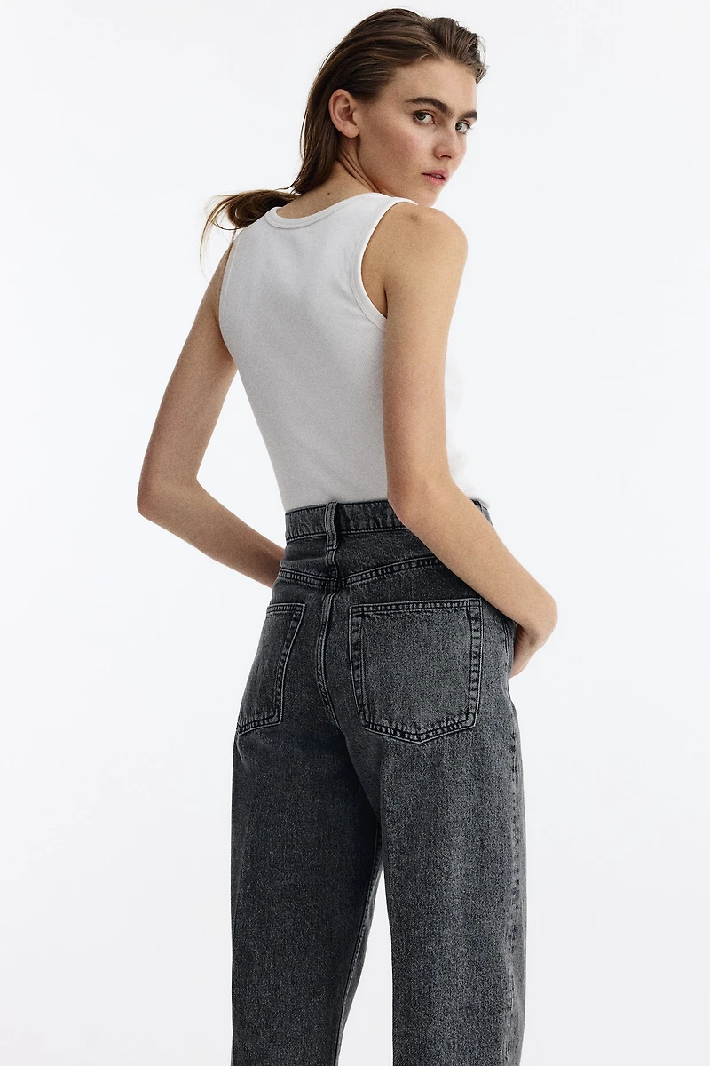 Barrel High Ankle Jeans