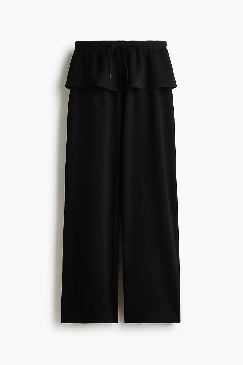 Scuba Pants with Layered Skirt