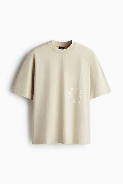 T-shirt délavé ample