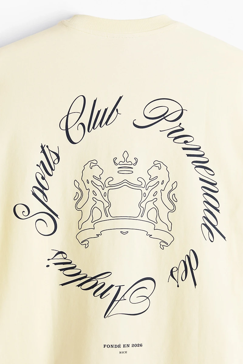 T-shirt imprimé décontracté