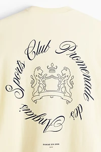 T-shirt imprimé décontracté
