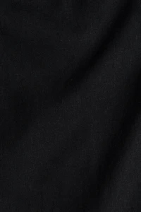 Linen-Blend Halterneck Dress