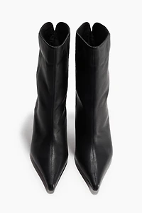 Heeled Leather Boots
