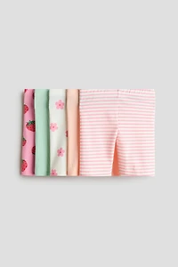 5-Pack Cotton Bike Shorts