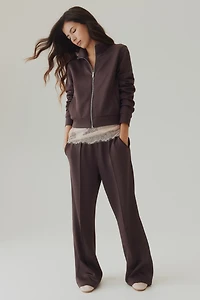 Crease-Front Pull-On Pants