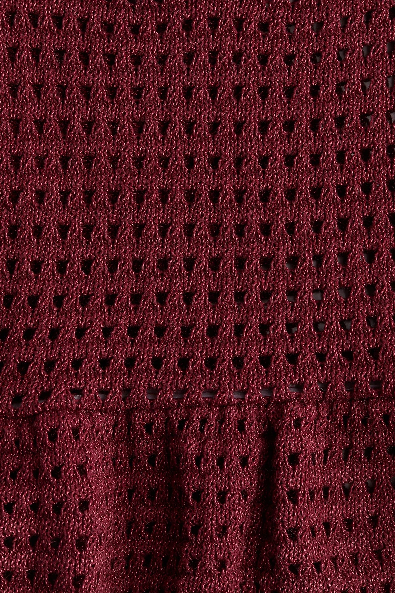 Crochet-Look Strappy Top